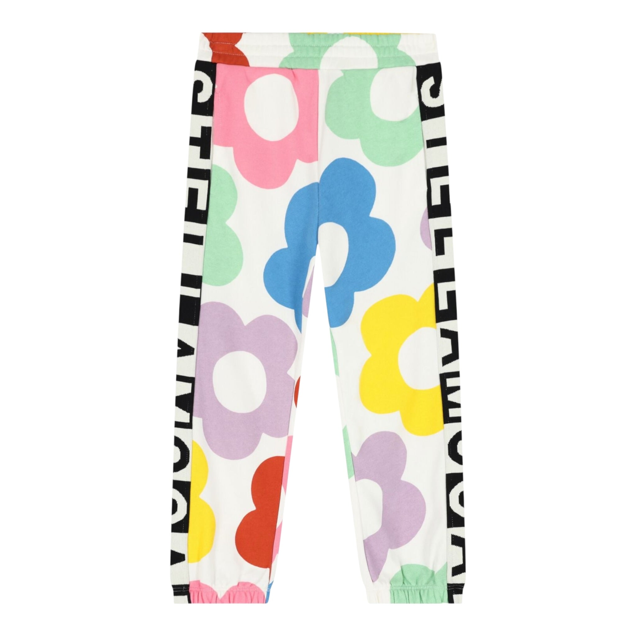 Stella Mccartney Pantalone Tuta con Elastico In Vita tinta unita E Stampa Bianco per Bambina TV6C40 BIANCO STELLA McCARTNEY 
