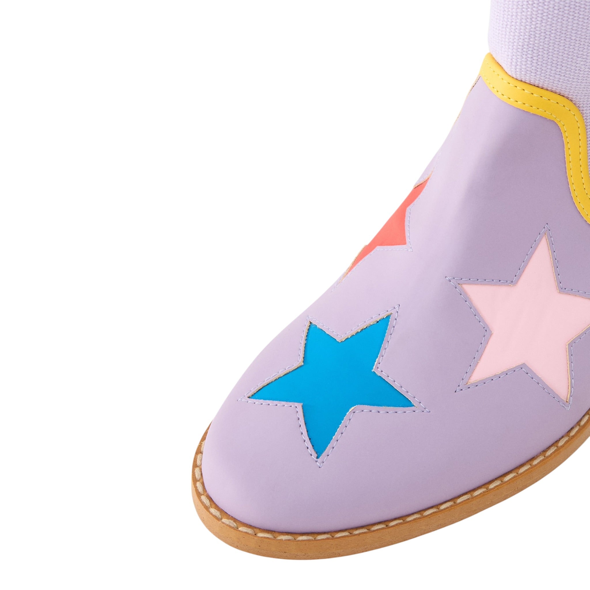 Stella Mccartney Stivali Camperos Stampa Fantasia Lilla per Bambina TW0C06 LILLA STELLA McCARTNEY 