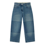 Stella Mccartney Jeans tinta unita con Girovita Regolabile Azzurro per Bambina TW6E70 AZZURRO STELLA McCARTNEY 