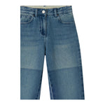 Stella Mccartney Jeans tinta unita con Girovita Regolabile Azzurro per Bambina TW6E70 AZZURRO STELLA McCARTNEY 