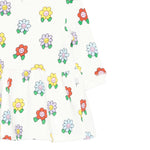 Stella Mccartney Abito Manica Lunga tinta unita con Stampe Bianco per Neonata TX1040 BIANCO STELLA McCARTNEY 