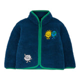 Stella Mccartney Giubbino Teddy tinta unita Blu per Neonato TX2507 BLU STELLA McCARTNEY 