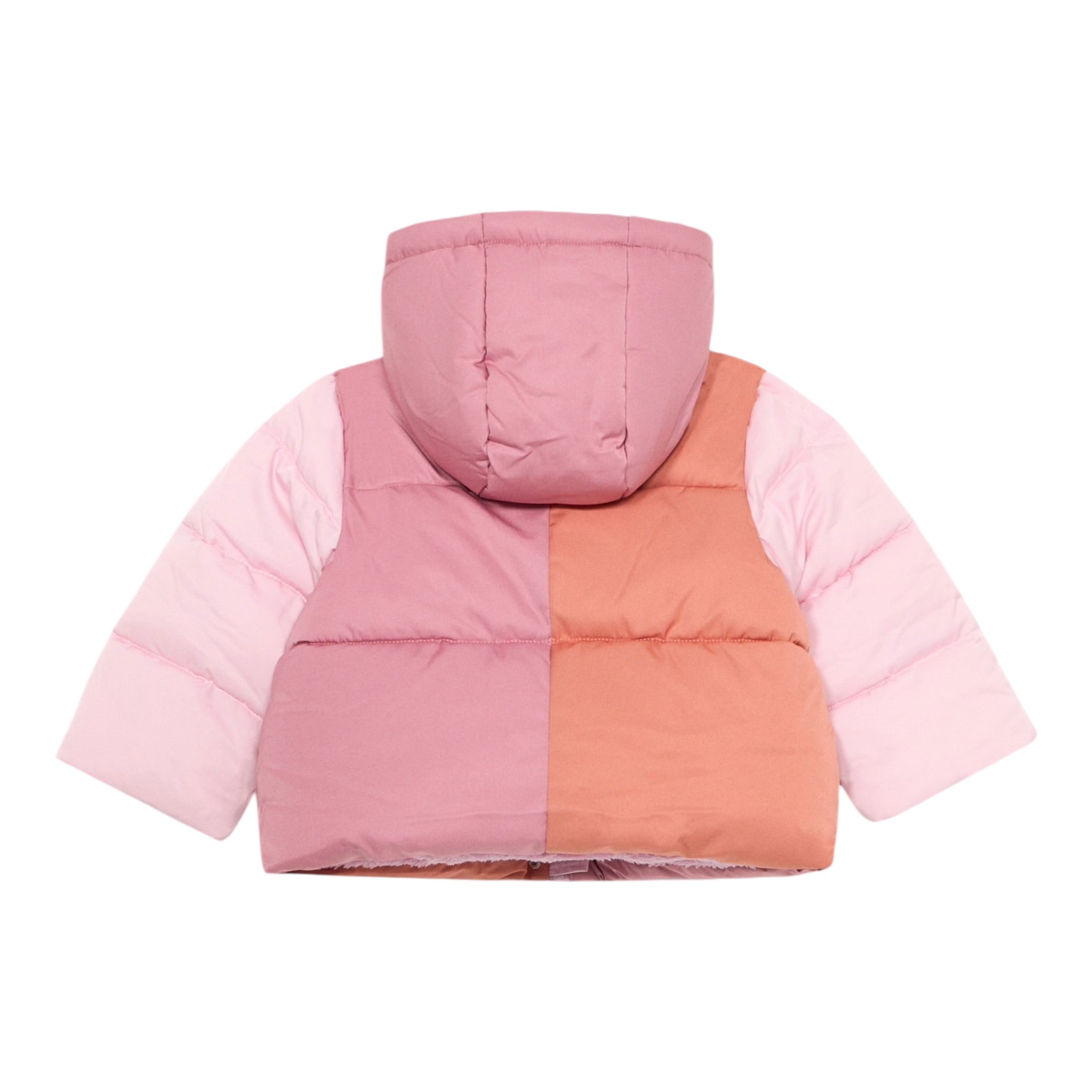 Stella Mccartney Giubbino con Cappuccio Tricolore Rosa per Neonata TX2A87 ROSA STELLA McCARTNEY 