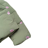 Stella Mccartney Giubbino tinta unita con Zip E Cappuccio Verde per Bambina TX2C77 VERDE STELLA McCARTNEY 