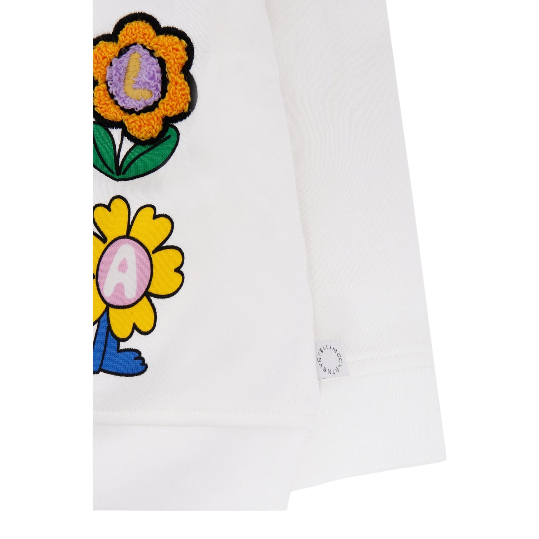 Stella Mccartney Felpa Chiusa Girocollo tinta unita Bianco per Neonata TX4000X BIANCO STELLA McCARTNEY 