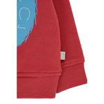Stella Mccartney Felpa Chiusa Girocollo tinta unita con Stampa Rosso per Neonato TX4560 ROSSO STELLA McCARTNEY 