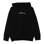 Stella Mccartney Felpa Chiusa con Cappuccio tinta unita con Logo Nero per Bambina TX4C40 NERO STELLA McCARTNEY 