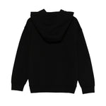 Stella Mccartney Felpa Chiusa con Cappuccio tinta unita con Logo Nero per Bambina TX4C40 NERO STELLA McCARTNEY 