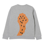 Stella Mccartney Felpa Chiusa Girocollo tinta unita con Stampa Grigio per Bambino TX4S20J GRIGIO STELLA McCARTNEY 