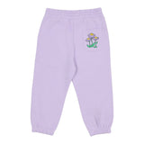 Stella Mccartney Pantalone Tuta tinta unita con Logo Lilla per Bambina TX6A80X LILLA STELLA McCARTNEY 