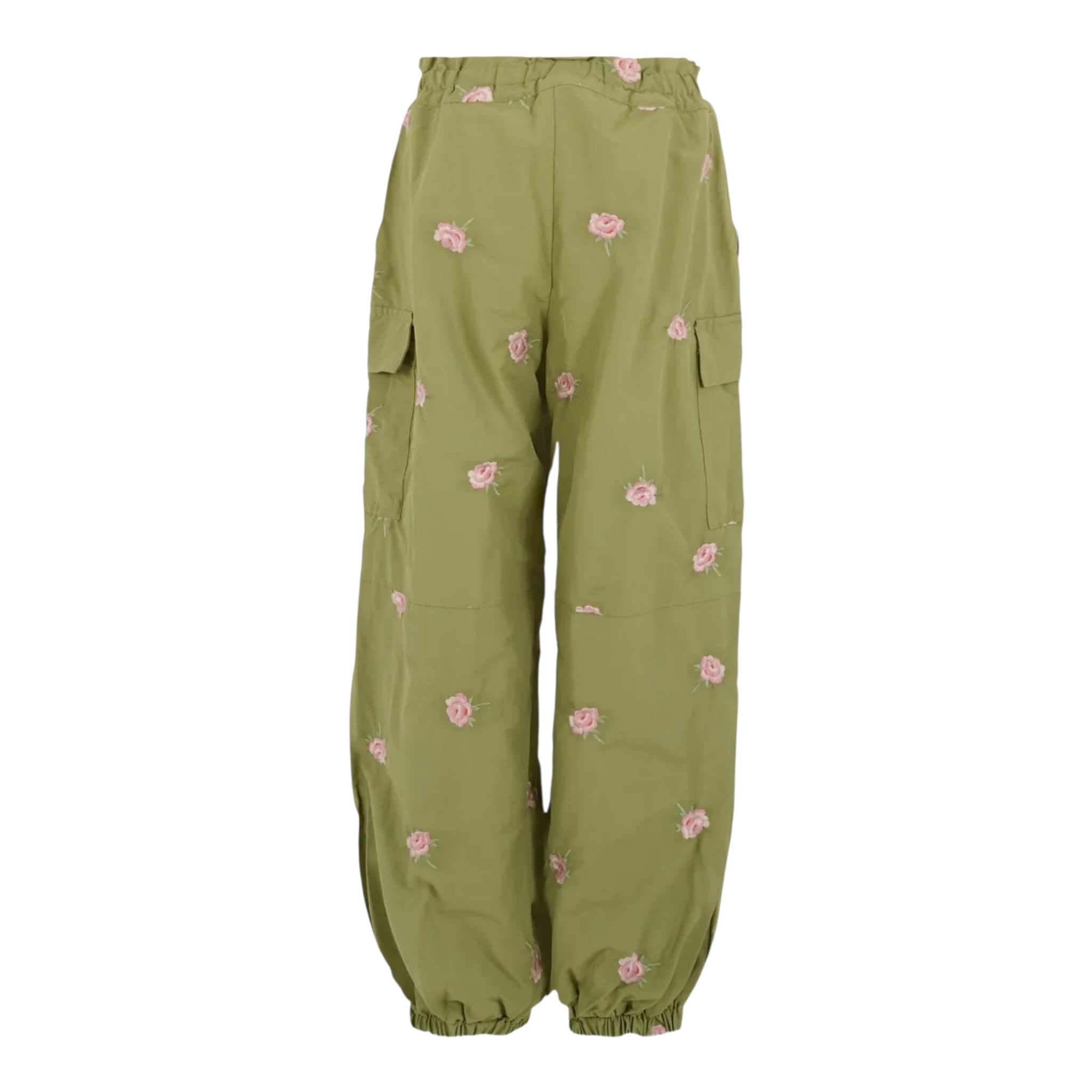 Stella Mccartney Pantalone tinta unita con Stampa Verde per Bambina TX6D26 VERDE STELLA McCARTNEY 