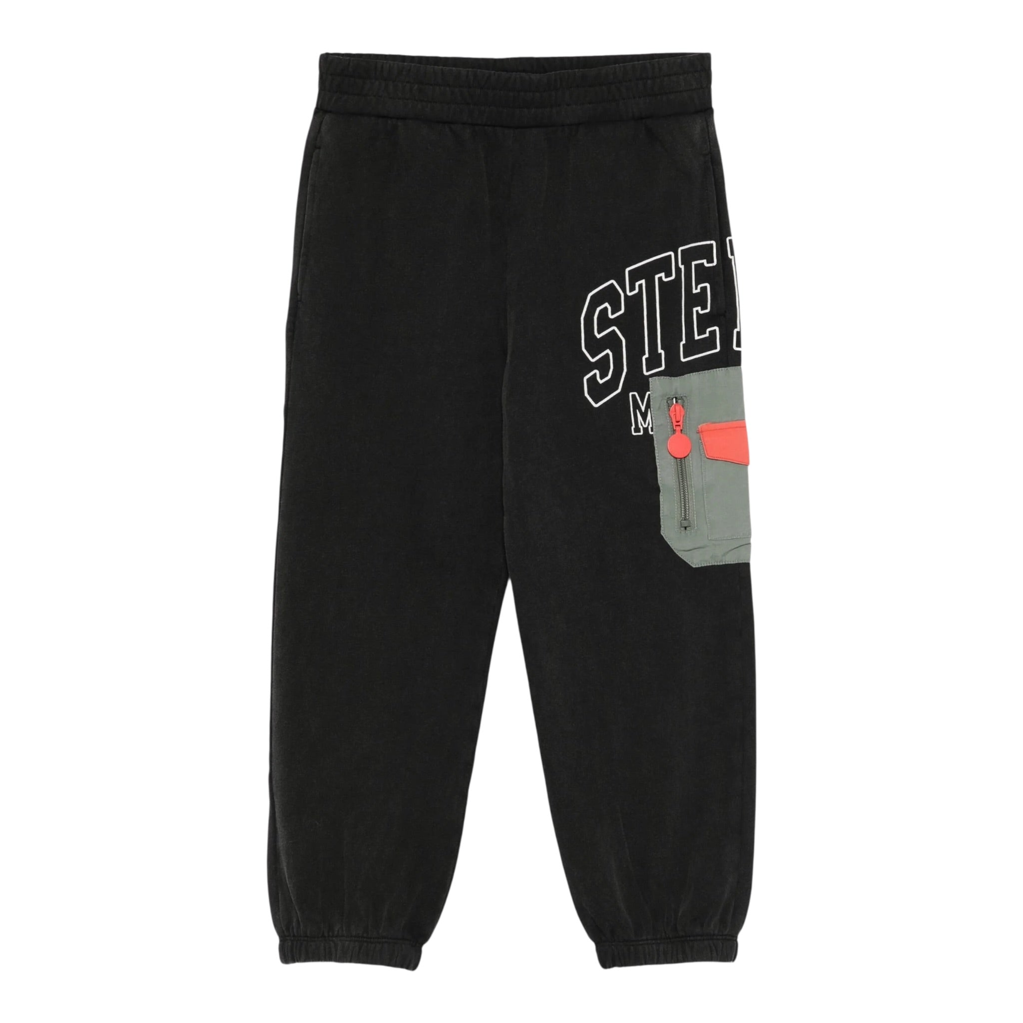 Stella Mccartney Pantalone Tuta tinta unita Nero per Bambino TX6R40 NERO STELLA McCARTNEY 
