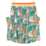 Stella Mccartney Gonna Stampa Fantasia con Elastico In Vita Verde per Bambina TX7A21 VERDR STELLA McCARTNEY 