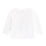 Stella Mccartney Shirt Girocollo tinta unita con Stampa Bianco per Neonato TX8100 BIANCO STELLA McCARTNEY 