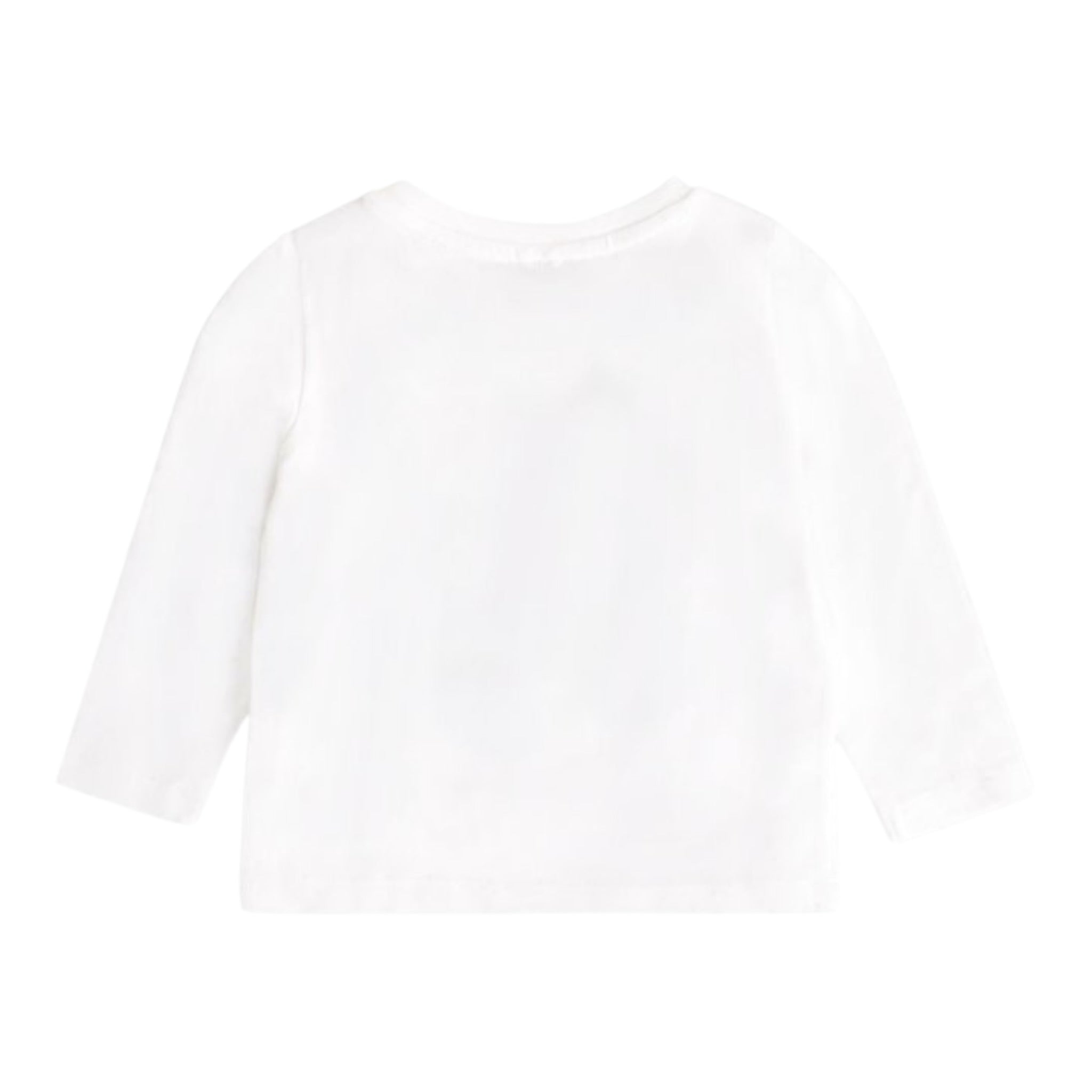Stella Mccartney Shirt Girocollo tinta unita con Stampa Bianco per Neonato TX8100 BIANCO STELLA McCARTNEY 