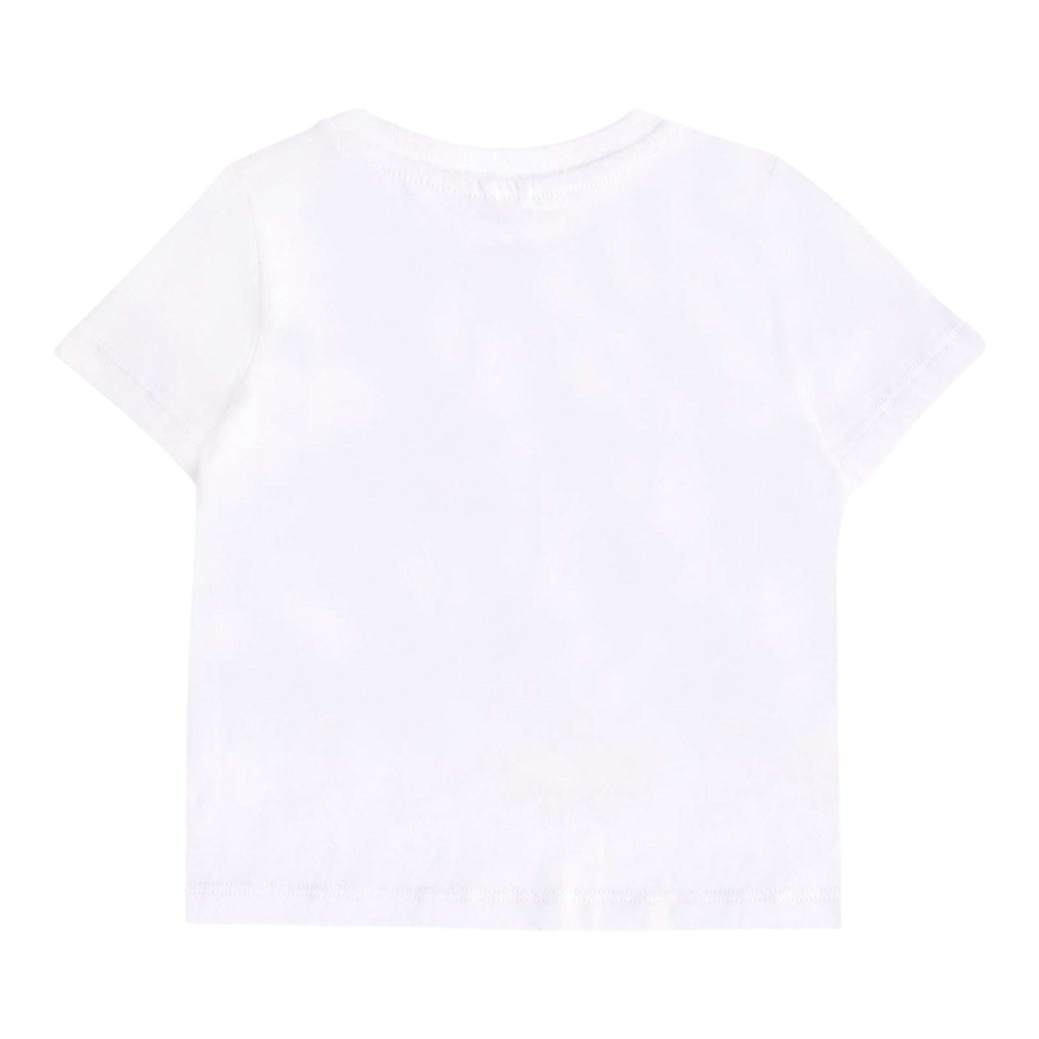 Stella Mccartney T-Shirt Girocollo tinta unita con Stampa Bianco per Bambino TX8521 BIANCO STELLA McCARTNEY 