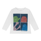 Stella Mccartney Shirt Girocollo tinta unita con Stampe Bianco per Neonato TX8550 BIANCO STELLA McCARTNEY 