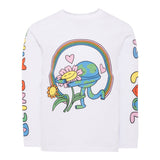 Stella Mccartney Shirt Girocollo tinta unita con Stampe Bianco per Bambina TX8A61X BIANCO STELLA McCARTNEY 
