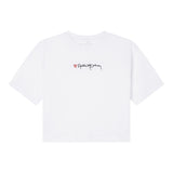 Stella Mccartney T-Shirt Girocollo tinta unita con Stampa Logo Bianco per Bambina TX8C51X BIANCO STELLA McCARTNEY 