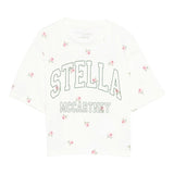 Stella Mccartney T-Shirt Girocollo tinta unita con Stampe Bianco per Neonata TX8C61 BIANCO STELLA McCARTNEY 