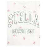 Stella Mccartney T-Shirt Girocollo tinta unita con Stampe Panna per Bambina TX8C61X PANNA STELLA McCARTNEY 