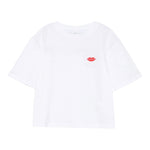 Stella Mccartney T-Shirt Girocollo tinta unita con Stampa Logo Bianco per Bambina TX8D41 BIANCO STELLA McCARTNEY 