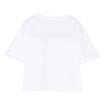 Stella Mccartney T-Shirt Girocollo tinta unita con Stampa Logo Bianco per Bambina TX8D41 BIANCO STELLA McCARTNEY 