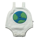 Stella Mccartney Body Giromanica tinta unita con Ricami Bianco per Neonata TXA522 BIANCO STELLA McCARTNEY 