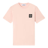 Stone Island T-Shirt tinta unita con Logo Rosa per Bambino K2S162100006 ROSA STONE ISLAND 