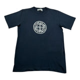 Stone Island T-Shirt tinta unita con Logo Blu per Bambino K2S162100008 BLU STONE ISLAND 