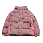 Stone Island Giubbino tinta unita con Zip E Cappuccio Rosa per Bambina K2S164100010 ROSA STONE ISLAND 