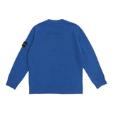 Stone Island Maglia tinta unita con Logo Cobalto per Bambino K2S165100002 COBALTO STONE ISLAND 