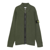 Stone Island Maglia tinta unita con Zip Verde per Bambino K2S165100012 VERDE STONE ISLAND 