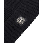 Stone Island Cappello tinta unita con Logo Nero per Bambino K2S16N100003 NERO STONE ISLAND 