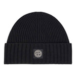 Stone Island Cappello tinta unita con Logo Nero per Bambino K2S16N100003 NERO STONE ISLAND 