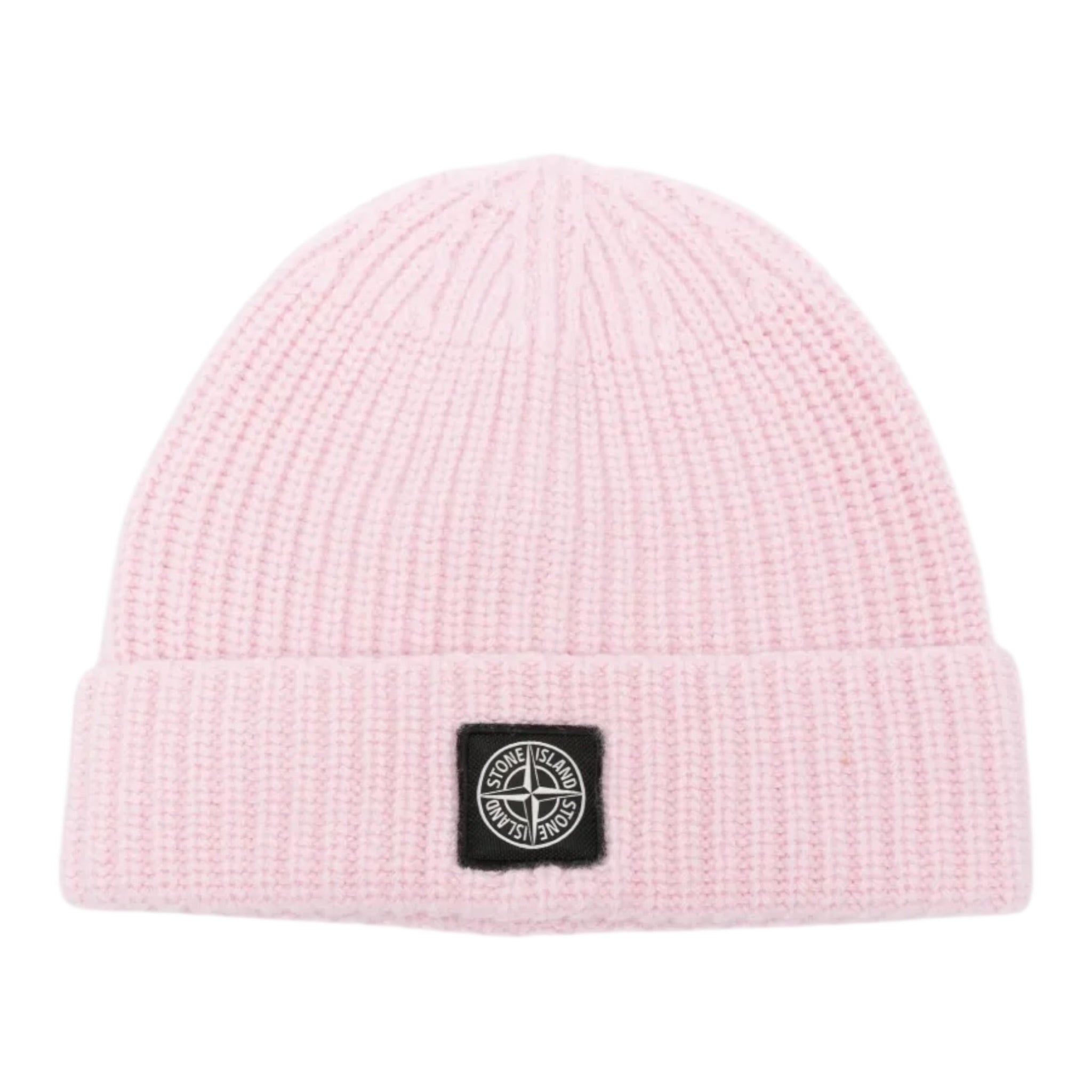 Stone Island Cappello tinta unita con Logo Rosa per Bambino K2S16N100003 ROSA STONE ISLAND 