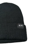 Sun68 Cappello tinta unita con Logo Nero per Bambino C44303 NERO SUN68 