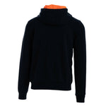 Sun68 Felpa tinta unita con Cappuccio Stampa E Zip Nero per Bambino EIIE NERO SUN68 
