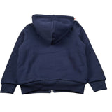 Sun68 Felpa con Zip E Cappuccio tinta unita Blu per Bambino F41319 BLU SUN68 