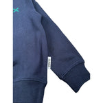 Sun68 Felpa Chiusa Girocollo tinta unita Blu per Bambino F42303 BLU SUN68 