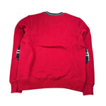 Sun68 Felpa Girocollo tinta unita con Stampa Bordeaux per Bambino F42318 BORDEAUX SUN68 