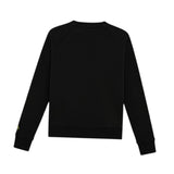 Sun68 Felpa Chiusa Girocollo tinta unita con Stampa Nero per Bambino F45320X NERO SUN68 