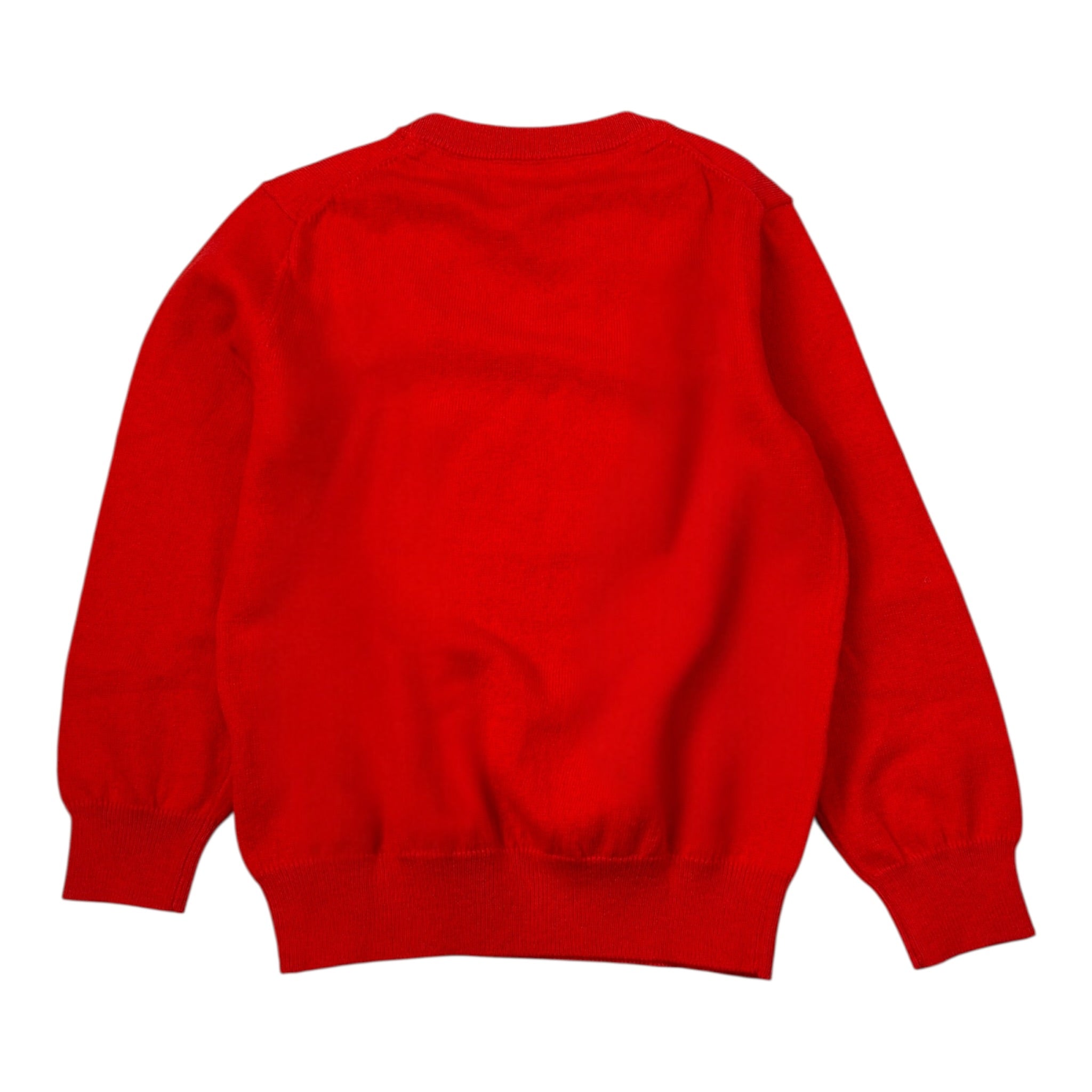 Sun68 Maglia tinta unita Girocollo con Logo Rosso per Bambino K44301 ROSSO SUN68 