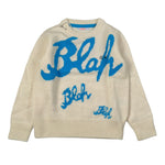 Sun68 Maglia Girocollo tinta unita con Stampa Panna per Bambino K44394 PANNA SUN68 