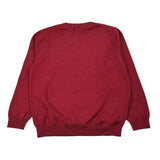 Sun68 Maglia Girocollo tinta unita con Ricamo Snoopy Bordeaux per Bambino K4532 BORDEAUX SUN68 