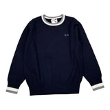 Sun68 Maglia tinta unita Girocollo con Logo Blu per Bambino K45345 BLU SUN68 