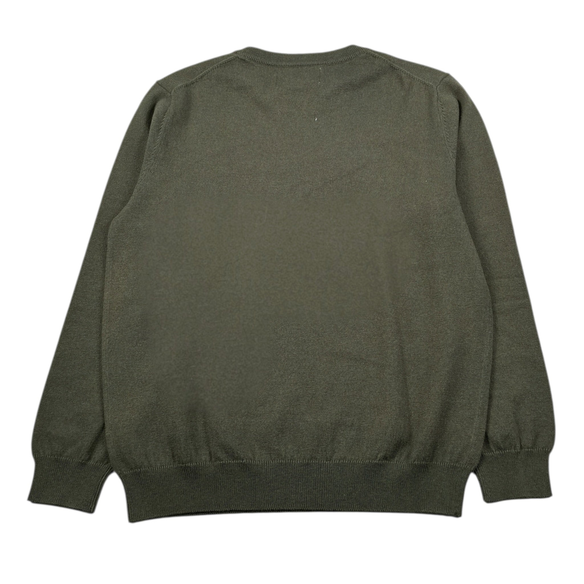 Sun68 Maglia Girocollo tinta unita con Ricamo Snoopy Verde per Bambino K45350 VERDE SUN68 