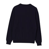 Sun68 Maglia Girocollo tinta unita con Ricamo Snoopy Blu per Bambino K45350X BLU SUN68 