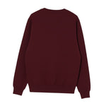 Sun68 Maglia Girocollo tinta unita con Ricamo Snoopy Bordeaux per Bambino K45350X BORDEAUX SUN68 