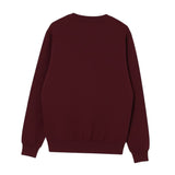 Sun68 Maglia Girocollo tinta unita con Ricamo Snoopy Bordeaux per Bambino K45350X BORDEAUX SUN68 